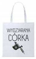 Dla Córki Córeczki Prezent Torba Eco Biała Shopper Z Nadrukiem Ze Zdjęciem