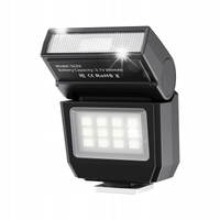 Lampa Błyskowa + Panel LED Ulanzi SL03 GN8 Stopka ISO Aparat Kamera Telefon