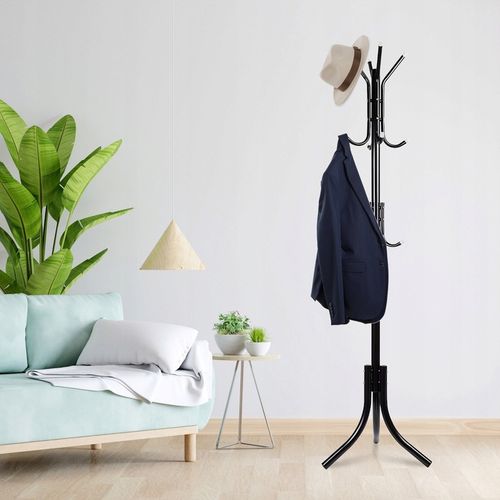 WIESZAK PODŁOGOWY STOJĄCY STOJAK LOFT NA UBRANIA KURTKI 12 RAMION 3 na Arena.pl