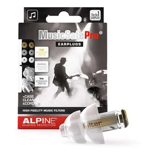 Zatyczki stopery do uszu na Koncert Impreze Alpine MusicSafe Pro Case Clear na Arena.pl
