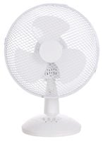 wentylator biurkowy 23cm biały - vr960305