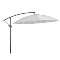 Parasol ogrodowy ø 268 cm jasnoszary CALABRIA II