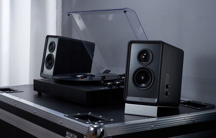 GŁOŚNIKI EDIFIER QR65 BLUETOOTH 70W PROFESJONALNE ZESTAW HI-RES CZARNE zdjęcie 2