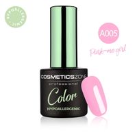 Cosmetics Zone Lakier hybrydowy hipoalergiczny różowy 7ml – A005