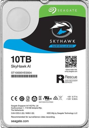 Dysk twardy Seagate SkyHawk Al 10TB SATA III 3,5" na Arena.pl