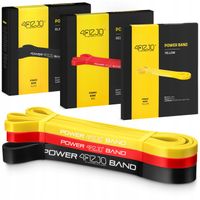 ZESTAW 3 GUM DO ĆWICZEŃ POWER BAND TAŚMY OPOROWE TRENINGOWE FITNESS