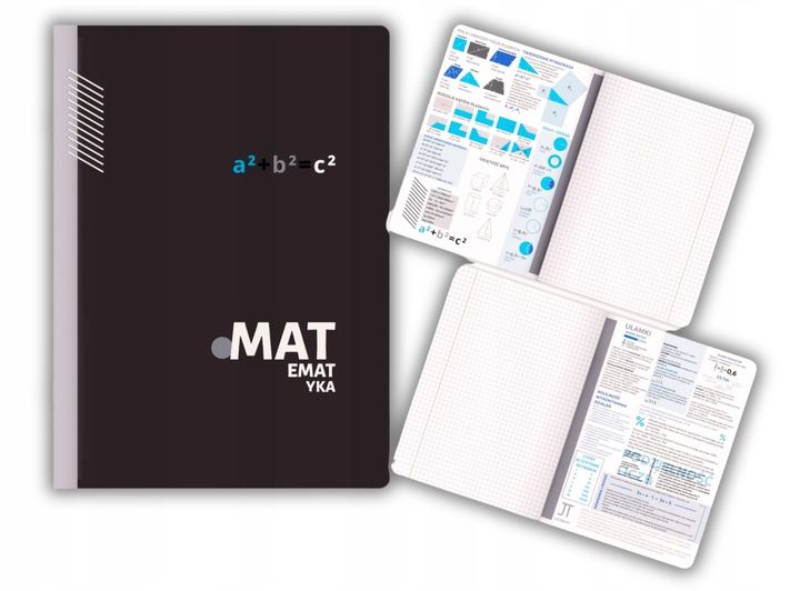 KOMPLET 8 ZESZYTÓW ZE ŚCIĄGĄ A5/60K ŚCIĄGA KOLOROWA 60 KARTEK KLASA 7-8 TOP zdjęcie 3