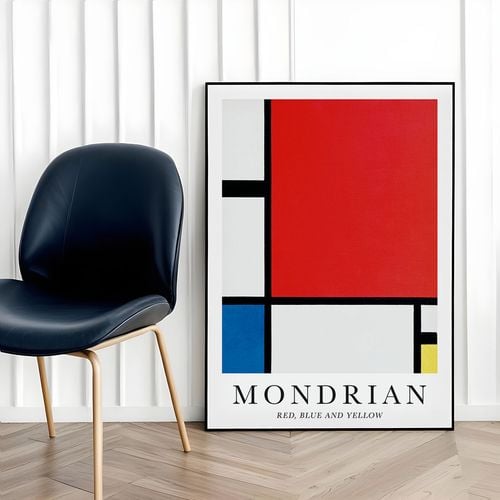Plakat cyfrowy do wydruku Mondrian na Arena.pl