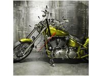 40X40CM ZEGAR OLIWKOWY MOTOCYKL OBRAZ DRUK