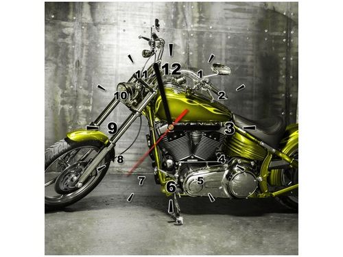 40X40CM ZEGAR OLIWKOWY MOTOCYKL OBRAZ DRUK na Arena.pl