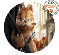 Opłatek na tort Garfield