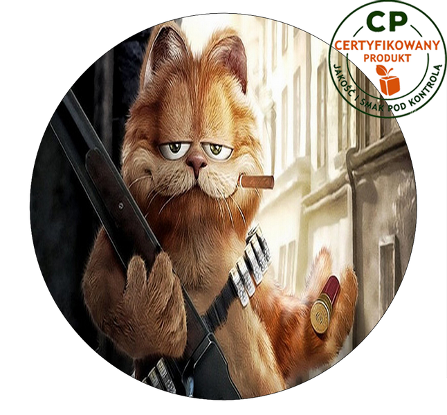 Opłatek na tort Garfield zdjęcie 1