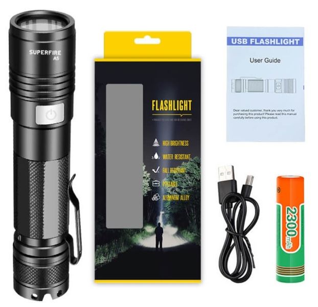 Latarka Superfire Ultrafiolet Uv Banknoty Zoom zdjęcie 7