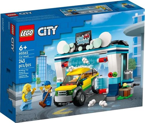 KLOCKI LEGO CITY 60362 MYJNIA SAMOCHODOWA AUTO PREZENT DLA DZIECKA + TORBA na Arena.pl