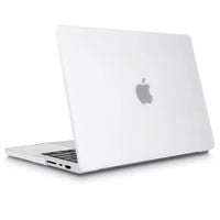 etui alogy hard case do apple macbook pro 14 2021 a2442 matowy biały