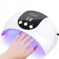 LKE S9 Lampa UV LED 54W Do Paznokci Hybrydowych LCD USB