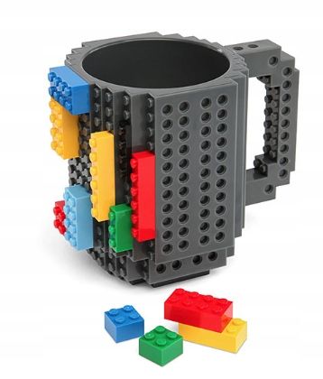 KUBEK KREATYWNY + KLOCKI KOLORY NA PREZENT ZESTAW KLOCKÓW DLA DZIECI na Arena.pl
