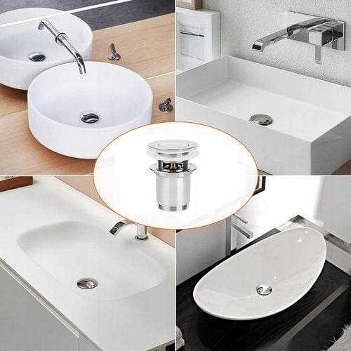 Korek Umywalkowy KLIK-KLAK Chrom na Arena.pl