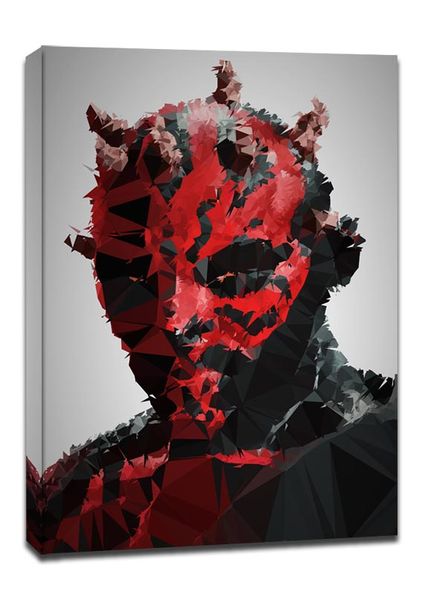 POLYamory - Darth Maul, Gwiezdne Wojny Star Wars - obraz na płótnie 90x120 cm zdjęcie 1