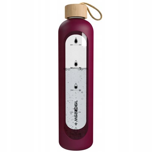 Burgundowe etui do butelki Wessper Activemax Crystalline 1L na Arena.pl