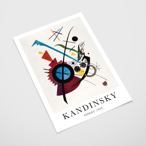Plakat Kandinsky Violet 21x29,7 cm A4 na Arena.pl