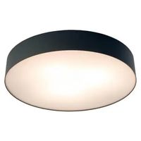 Okrągły plafon natynkowy Arena 10175 do kuchni czarny biały