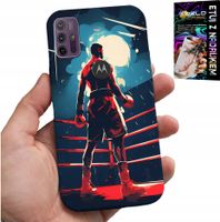 ETUI DO MOTOROLA MOTO G10 POWER - BOKS SPORTY WALKI BOKSERZY WZORY + SZKŁO