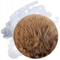 Czapka damska zimowa wygodna ciepła z pomponem czarna modna PETERSON