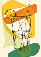 Plakat 40x55cm Koktajl Artystyczny