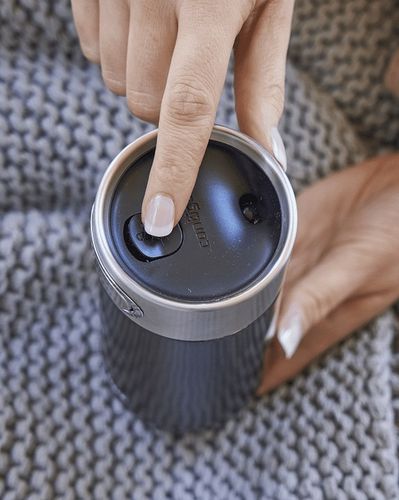 KUBEK TERMICZNY CONTIGO LUXE 360 ml na KAWĘ HERBATĘ NAPOJE CZARNY na Arena.pl