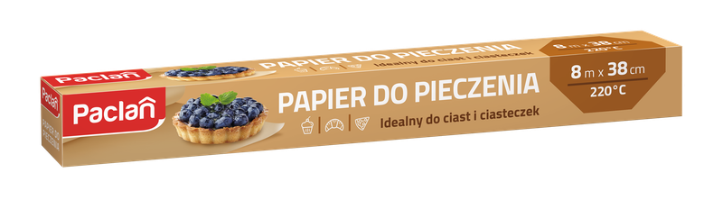 Paclan Papier do pieczenia 8 m x 38 cm zdjęcie 1