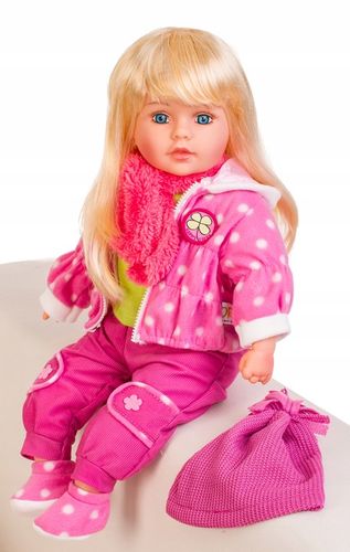 DUŻA LALKA dla dzieci BOBAS MÓWI, ŚPIEWA 60 cm G na Arena.pl