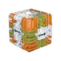 Kostka Logiczna dla dzieci z Labiryntem i Metalową Kulką Gra CUBE MAZE 3D