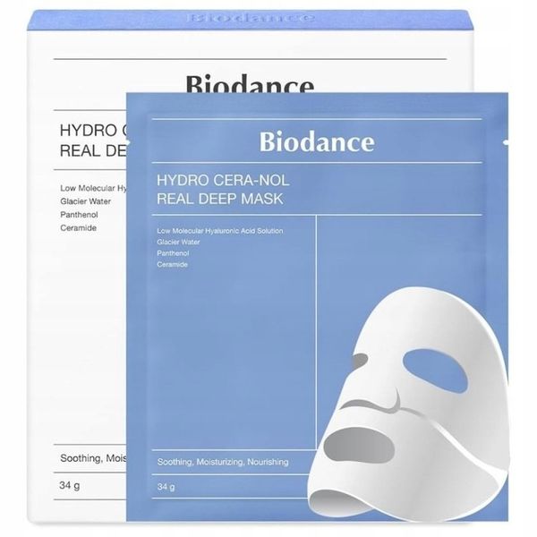 BIODANCE Hydro Cera-Nol Real Deep Mask kolagenowa maska 4 szt. ORYGINALNA zdjęcie 2