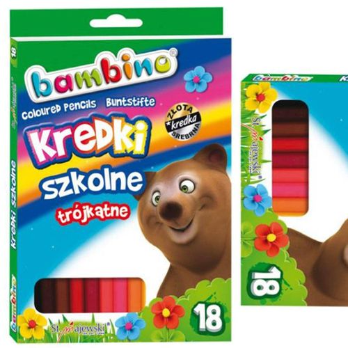 Kredki 18kol.18cm pudełko MAJEWSKI p8 MAJEWSKI na Arena.pl