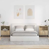 Szafki nocne z szufladą 2 pcs dąb sonoma 49 x 36 x 61 cm