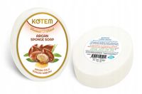 Kotem naturalne mydło z gąbką z olejkiem arganowym 125g