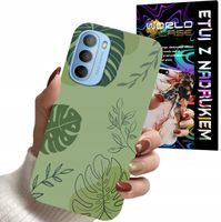 ETUI CASE DO MOTOROLA MOTO G31 4G / G41 4G - LIŚCIE WZORY DLA KOBIET KWIATY