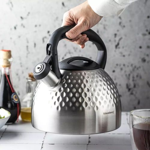 czajnik stalowy z gwizdkiem 3l klausberg kb-7642 na Arena.pl