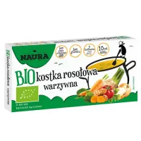 Kostka Rosołowa Warzywna Naura Bio, 100g