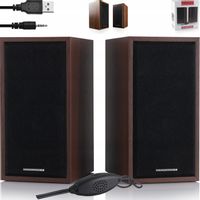 GŁOŚNIKI KOMPUTEROWE PC W SYSTEMIE 2.0 DWA GŁOŚNIKI MODECOM MC-SF05