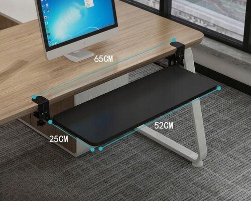 PÓŁKA POD KLAWIATURĘ SZUFLADA PODSTAWKA WYSUWANA ZACISKOWA NA BIURKO na Arena.pl