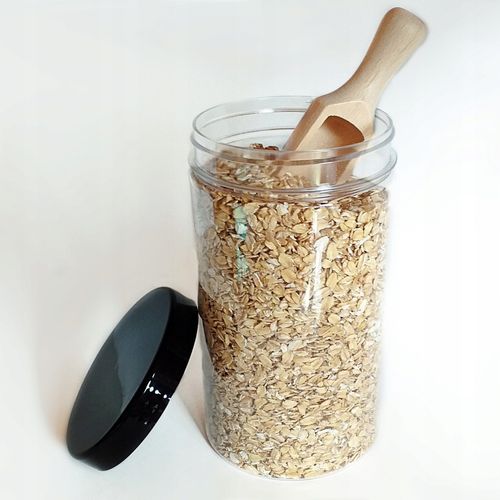 6szt pojemnik na żywność 1250ml słoik PET na produkty sypkie zestaw 1,25l na Arena.pl