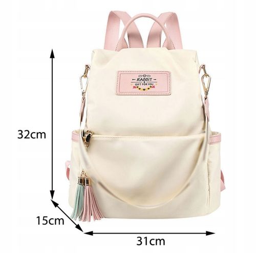 Damski Plecak Torebka Torba Plecaczek 2W1 Pojemny na Arena.pl