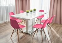 Krzesło EVA różowe (ikeabox) (nowy nowy kod)