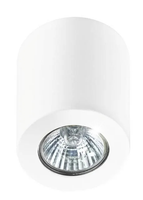 Spot natynkowy aluminiowy, biała tubka 1xGU10 BORIS WHITE AZ1054 Azzardo