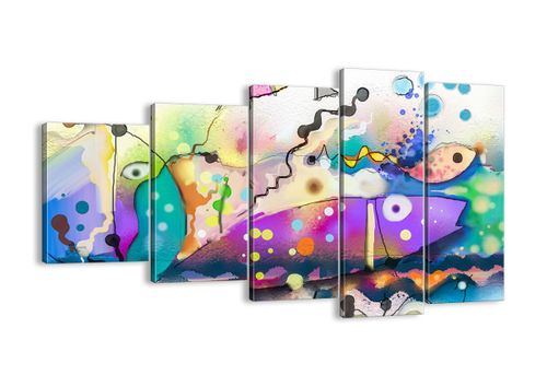 Obraz Na Płótnie - Ryby Pastele  - 100X60 Cm - Eg100X60-4096 na Arena.pl