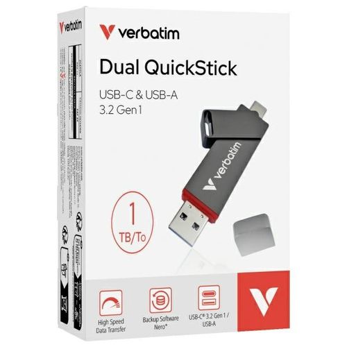 verbatim pendrive 1tb usb-a/usb-c dual   quickstick 32043 na Arena.pl