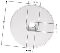 Adapter kosiarki Castel Garden PAN504 22.2mm RO50422