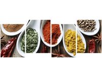 45CM 120 OBRAZ 4 ELEM PRZYPRAWY ŚCIENNY